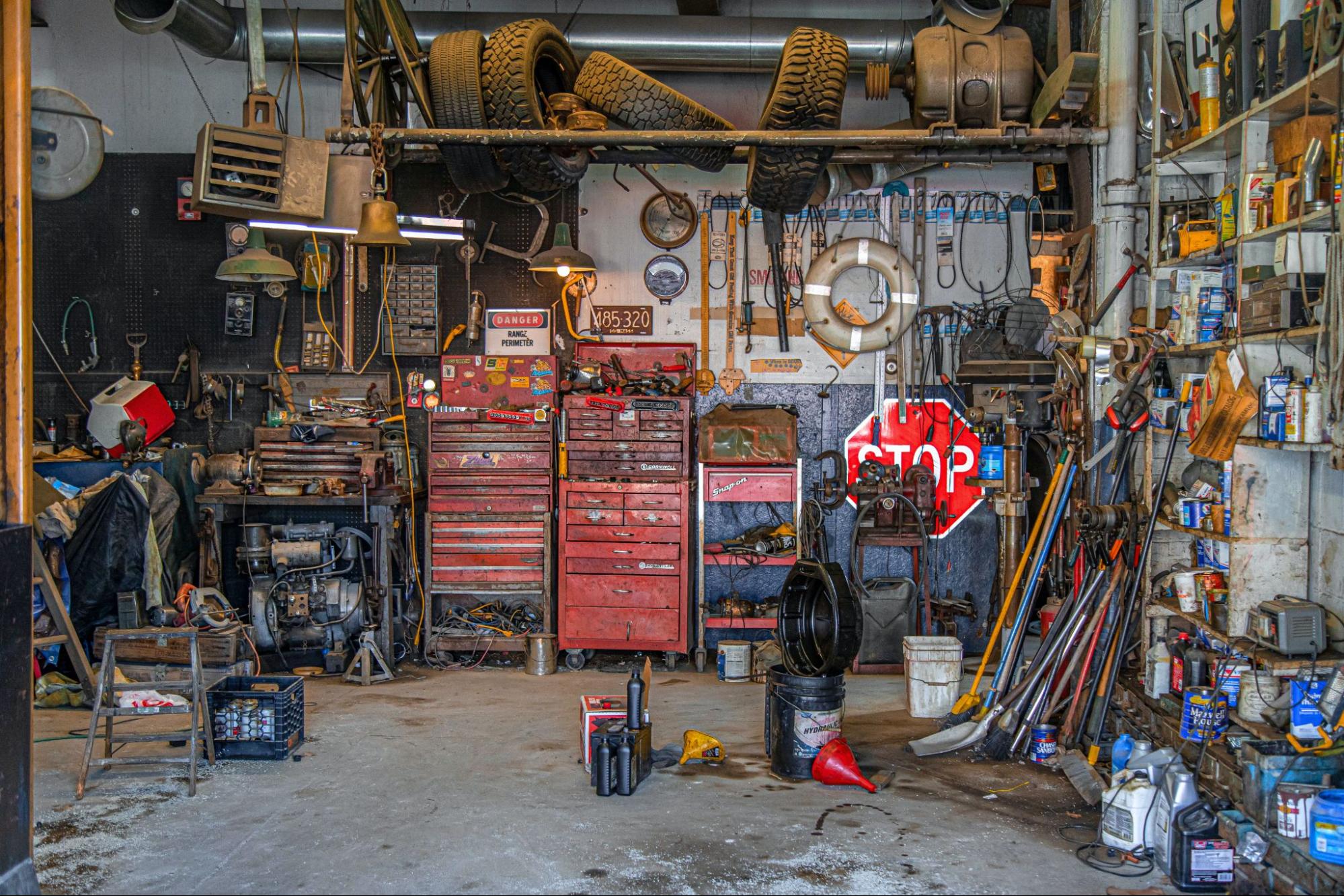 Jarní údržba garáže