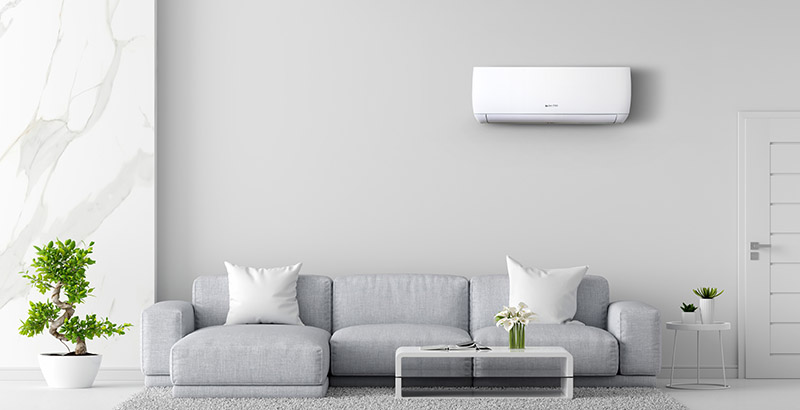 Topení pomocí klimatizace